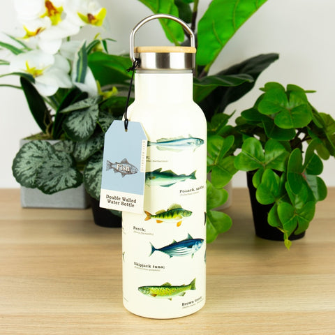 Gift Republic Waterfles - Multi Fish