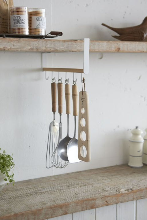Yamazaki Tosca Organizer keukengerei onder plank - Wit