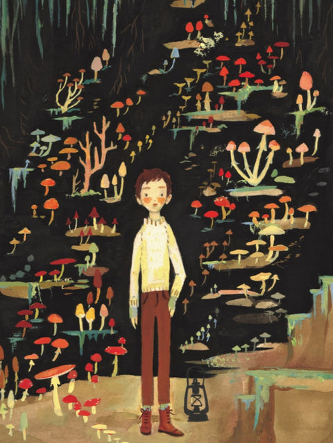 New York Puzzle Company Puzzel Mushroom Boy - 500 stukjes