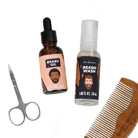 Gift Republic Verzorgingsset Aficionado kits - Beard Care Kit