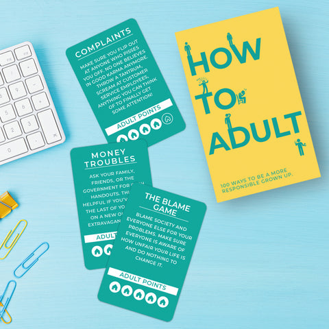 Gift Republic Kaartenset - How to Adult