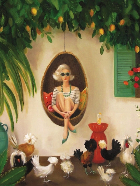 New York Puzzle Company Puzzel Extraordinary Chickens - 500 stukjes