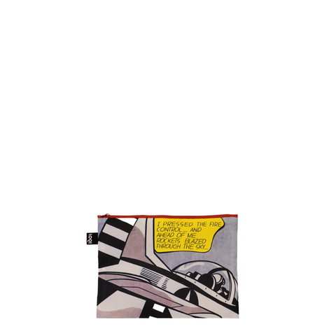 LOQI Zip Pockets - Whaam! gerecycled