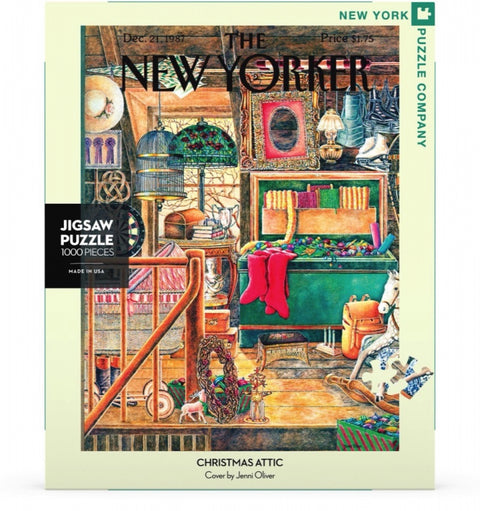 New York Puzzle Company Puzzel Christmas Attic - 1000 stukjes