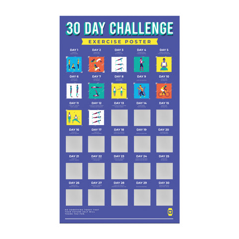 Gift Republic Krasposter - 30 Day Fitness Challenge