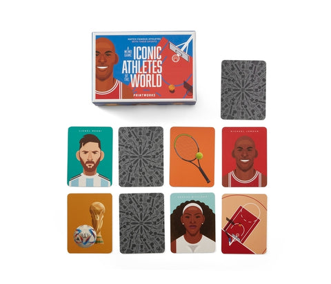 Printworks Memory spel - Iconic Athletes