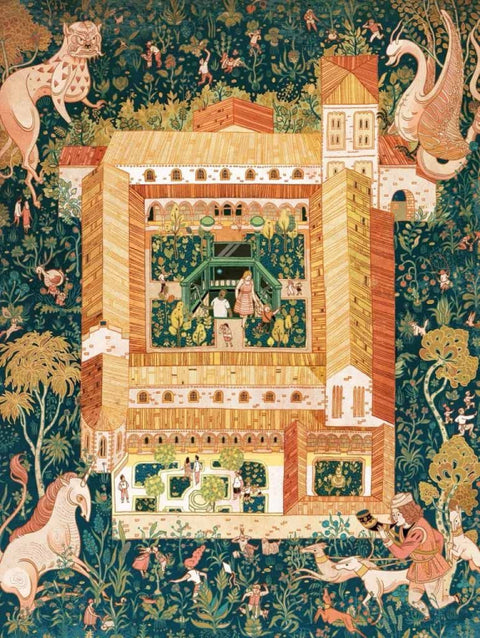 New York Puzzle Company Puzzel The Cloisters - 1500 stukjes