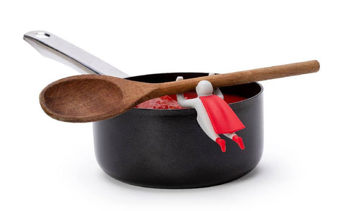 Peleg Design Lepelhouder en stoomaflater Steaman