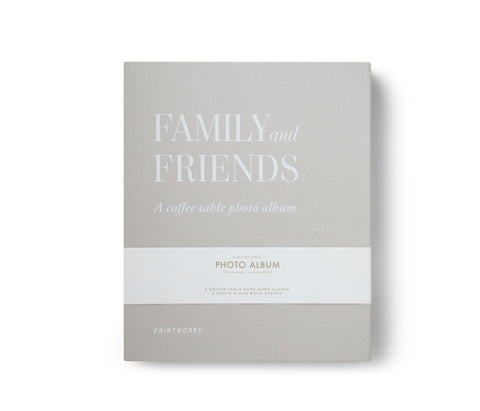 Printworks Fotoalbum - Family and Friends - Grijs