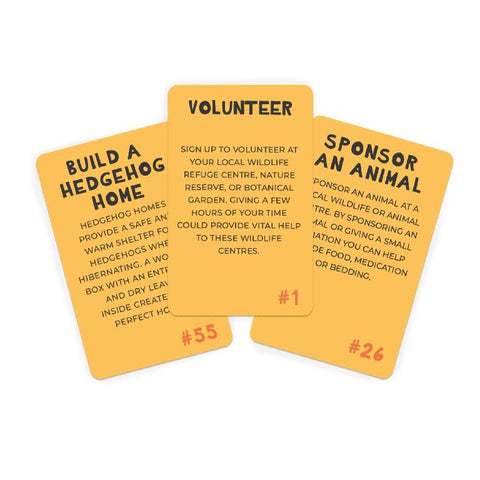 Gift Republic Kaartenset - 100 Ways to Help Wildlife