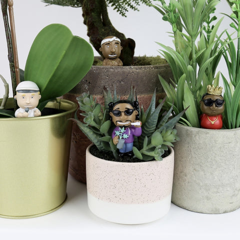 Gift Republic Plantenpot decoratie - Rap Legends