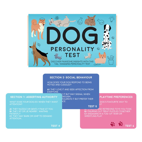 Gift Republic Kaartenset - Dog Personality Test
