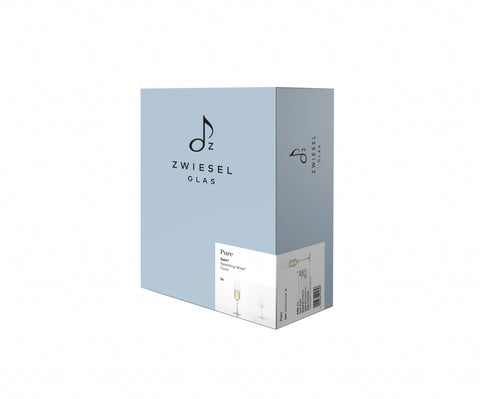Zwiesel Glas Pure Champagneflûte met MP 7 - 0.215 Ltr - Geschenkverpakking 2 glazen