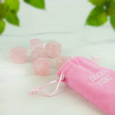 Gift Republic Cocktail stenen - Rose Quartz