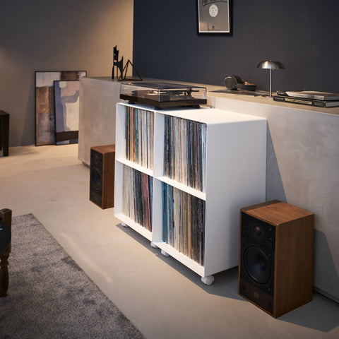 Yamazaki Tower Platenkast 2-laags op wielen