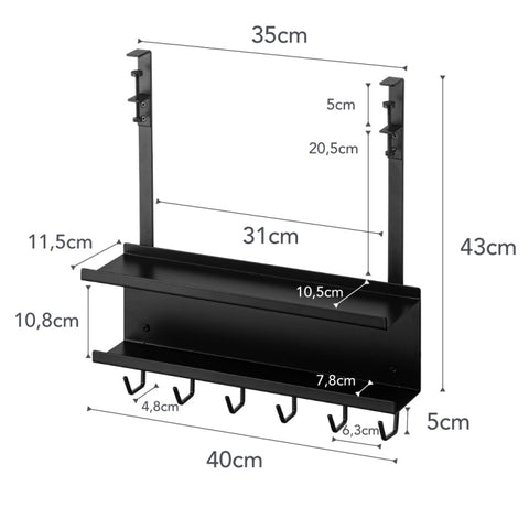 Yamazaki Smart Kabel & router organizer voor onder bureau