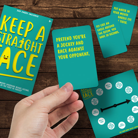 Gift Republic Kaartspel - Keep A Straight Face