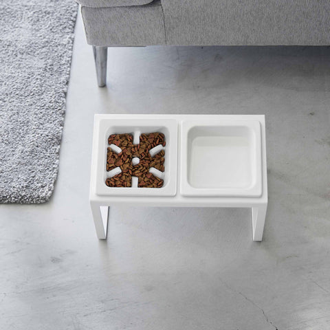 Yamazaki Nooks Slow feeder voerbak schuin & standaard