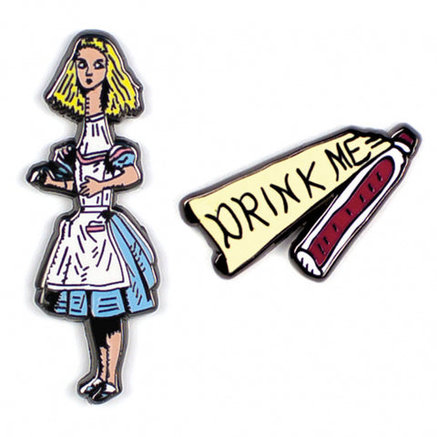 UPG Pins - Alice & Drink Me