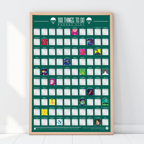 Gift Republic Krasposter - 100 Things To Do