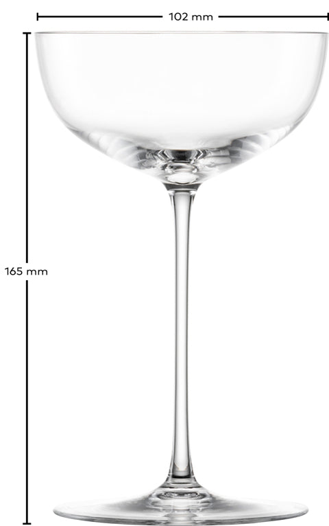 Zwiesel Glas Tone Cocktailcoupe/Champagneschaal groot met MP 88 - 0.246Ltr - 4 glazen