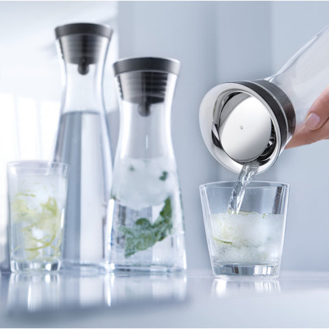 WMF Basic Waterkaraf - 1.5Ltr - Zwart/Zilver
