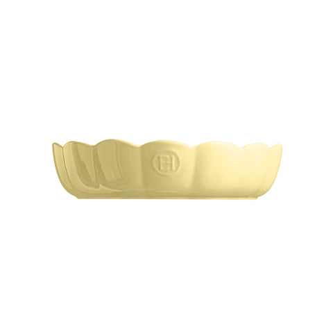 Emile Henry Madeleine Schaal rond gegolfd - Ø270mm - H 65mm