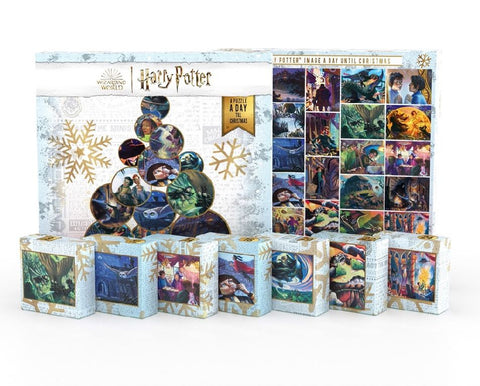 New York Puzzle Company Adventskalender Harry Potter - 24 mini puzzels