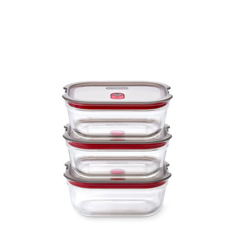 Black+Blum Glass Food Box set Small - Meal prep - set van 3