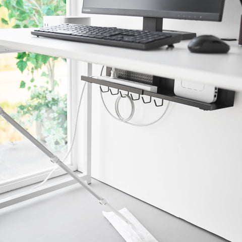 Yamazaki Smart Kabel- en routerorganizer voor onder bureau uitschuifbaar