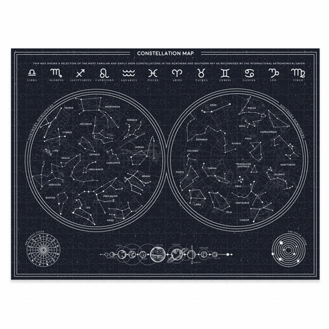 Gift Republic Puzzel - Constellation Glow in the Dark