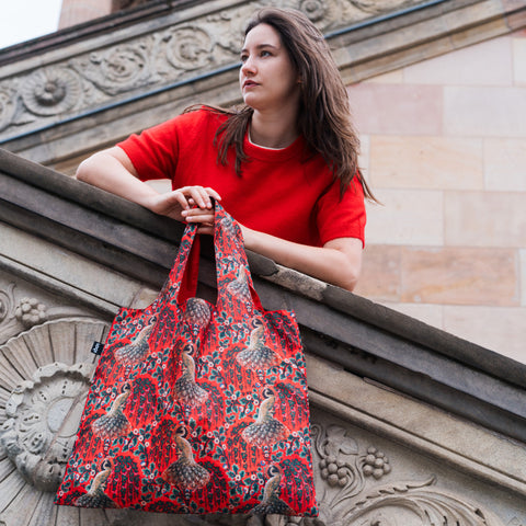 LOQI Bag Large - Peacock Power gerecycled