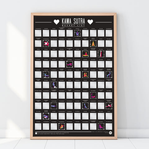 Gift Republic Krasposter - 100 Kama Sutra Positions