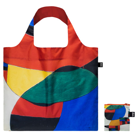 LOQI Bag Large - Woman, Bird and Star gerecycled