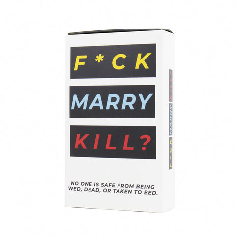 Gift Republic Kaartenset - F*ck, Marry, Kill