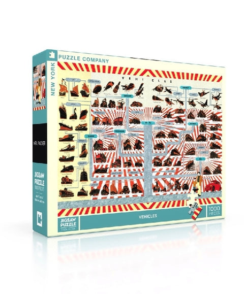 New York Puzzle Company Puzzel Vehicles - 1000 stukjes