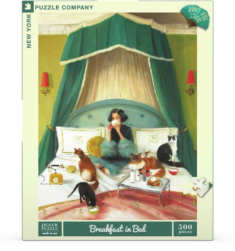 New York Puzzle Company Puzzel Breakfast in Bed - 500 stukjes