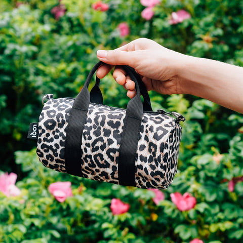 LOQI Weekender Small - Leopard Dusk gerecycled