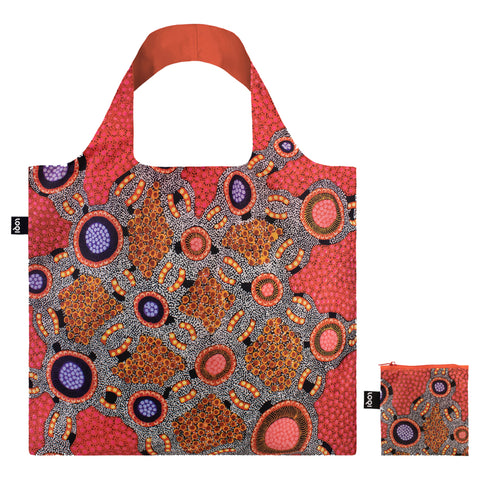 LOQI Bag Large - Water Dreaming Pink gerecycled
