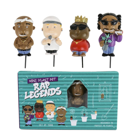 Gift Republic Plantenpot decoratie - Rap Legends