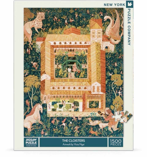 New York Puzzle Company Puzzel The Cloisters - 1500 stukjes