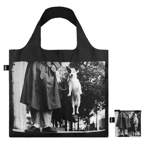 LOQI Bag Large - Dog Jumping gerecycled