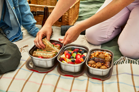 Black+Blum Steel Food Box set Mixed (S/M/L) - Meal prep - set van 3
