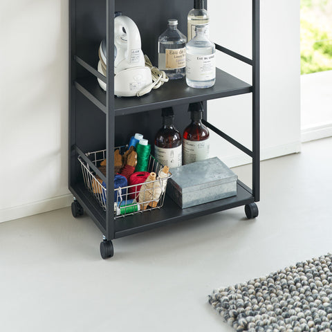 Yamazaki Tower Opbergtrolley 3-laags semi gesloten