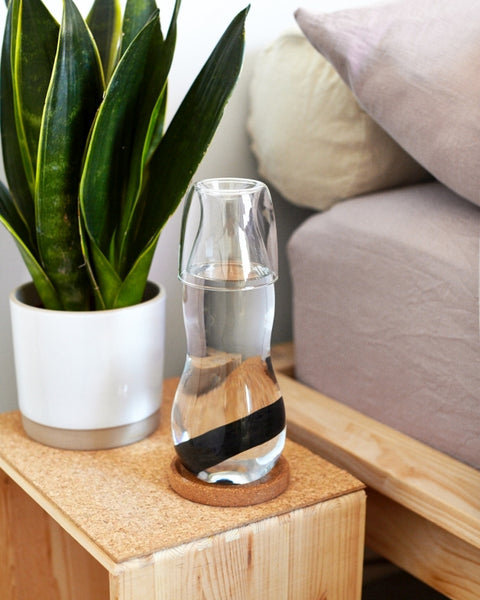 Black+Blum Personal Carafe - Waterkaraf met filter en glas - 0.8Ltr