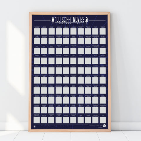 Gift Republic Krasposter - 100 Sci-Fi Movies