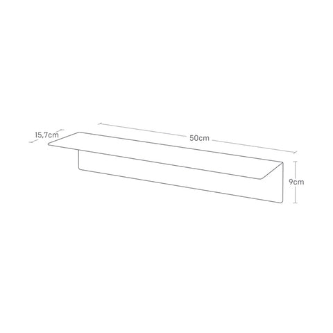 Yamazaki Tower Wandplank magnetisch - L 500mm