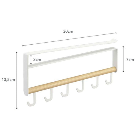Yamazaki Tosca Organizer keukengerei onder plank - Wit