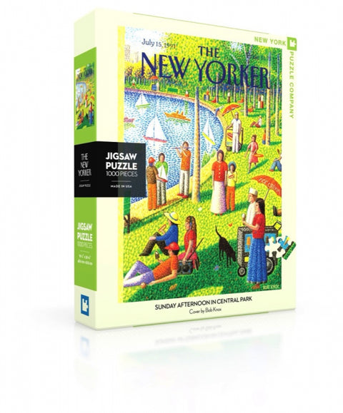 New York Puzzle Company Puzzel Sunday Afternoon in Central Park - 1000 stukjes