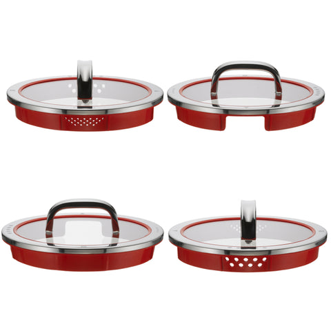 WMF Function 4 Kookpan met deksel - Ø240mm - Rood
